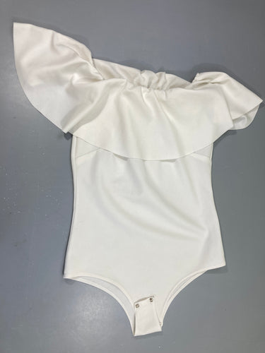 Blouse m.c body blanc, moins cher chez Petit Kiwi