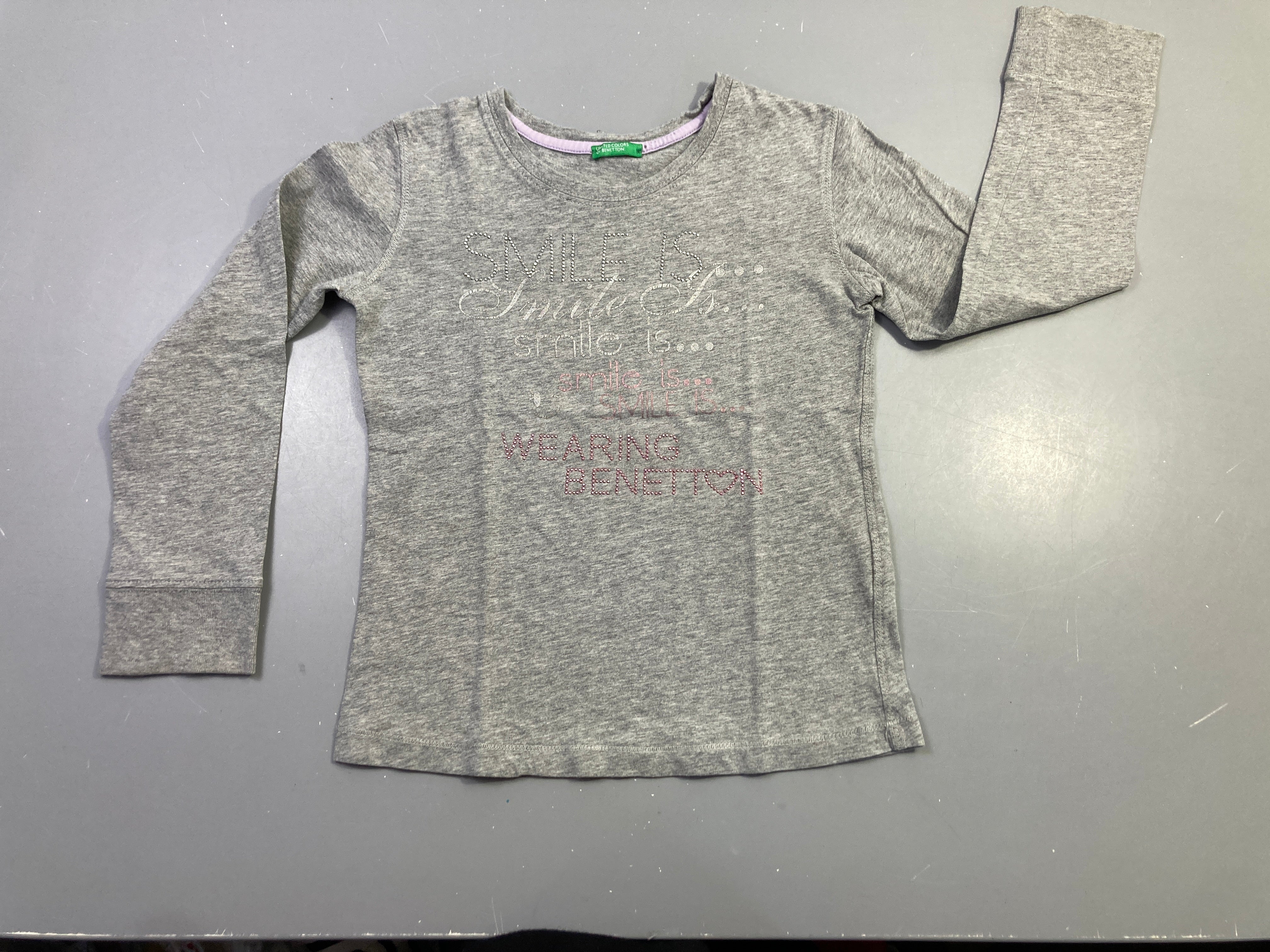 T-shirt m.l gris chiné 