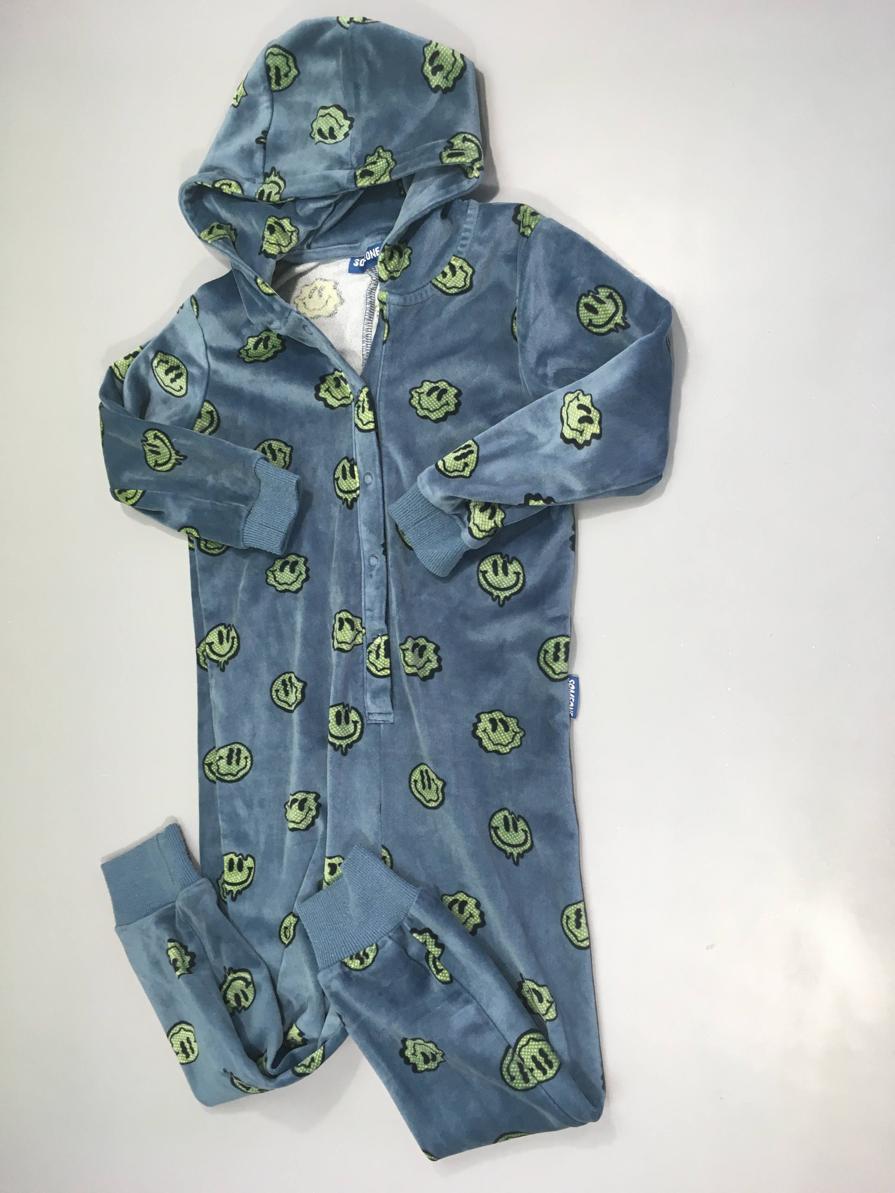 Combinaison pressions velours gris s.miley