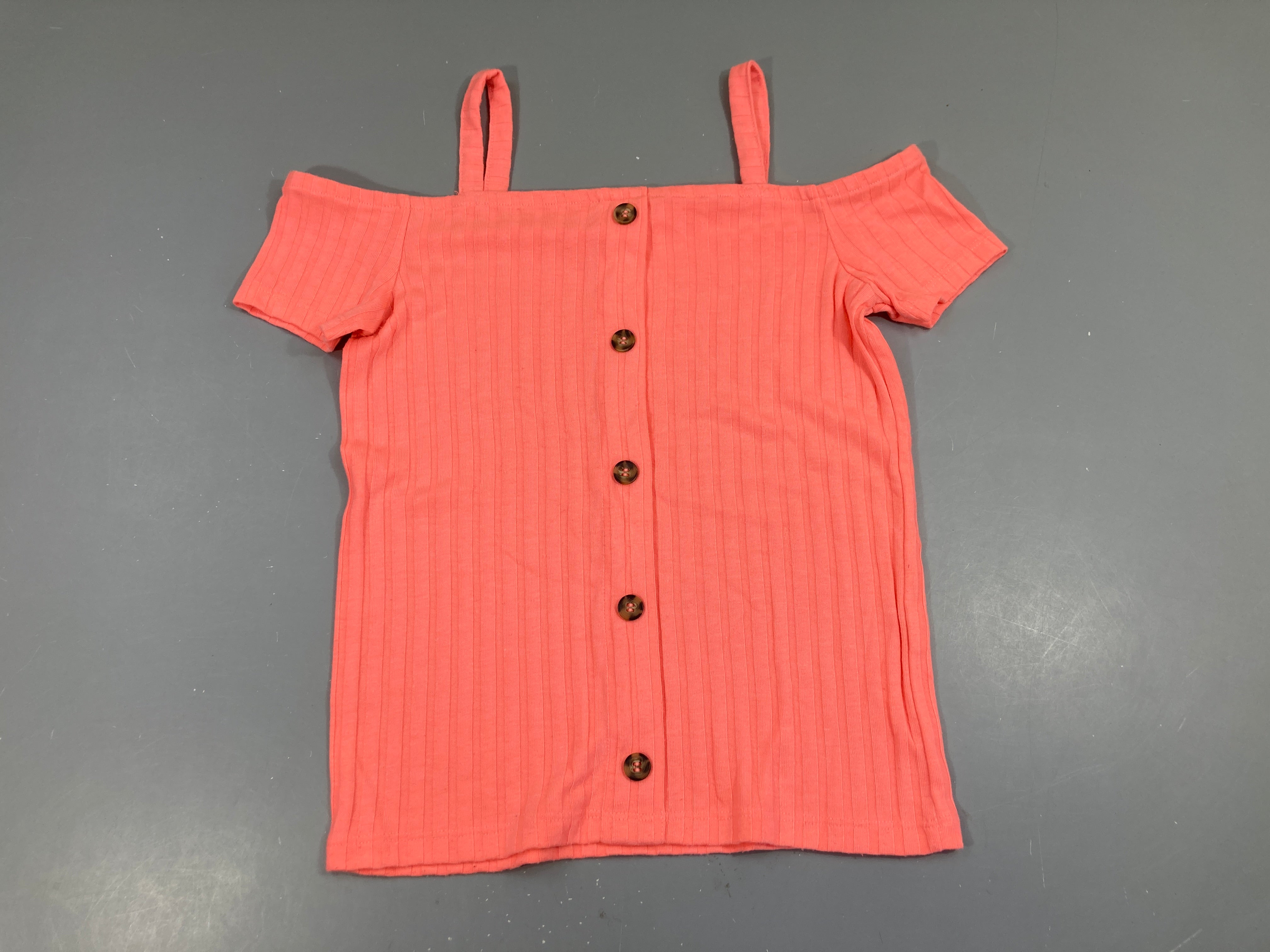 Blouse m.c mailles côtes s.mon néon