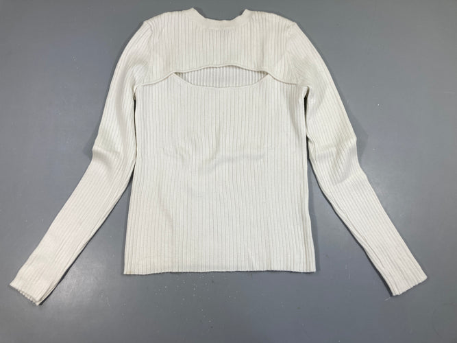 Pull mailles côtes noir, moins cher chez Petit Kiwi
