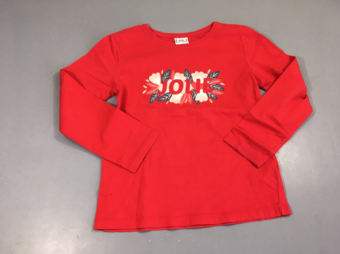 T-shirt m.l rouge Jolie, moins cher chez Petit Kiwi