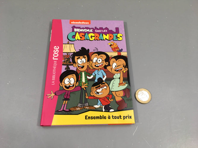 La bibliothèque rose Bienvenue chez les Casagrandes, ensemble à tout prix, moins cher chez Petit Kiwi