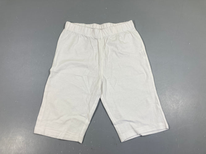 Legging court blanc, moins cher chez Petit Kiwi