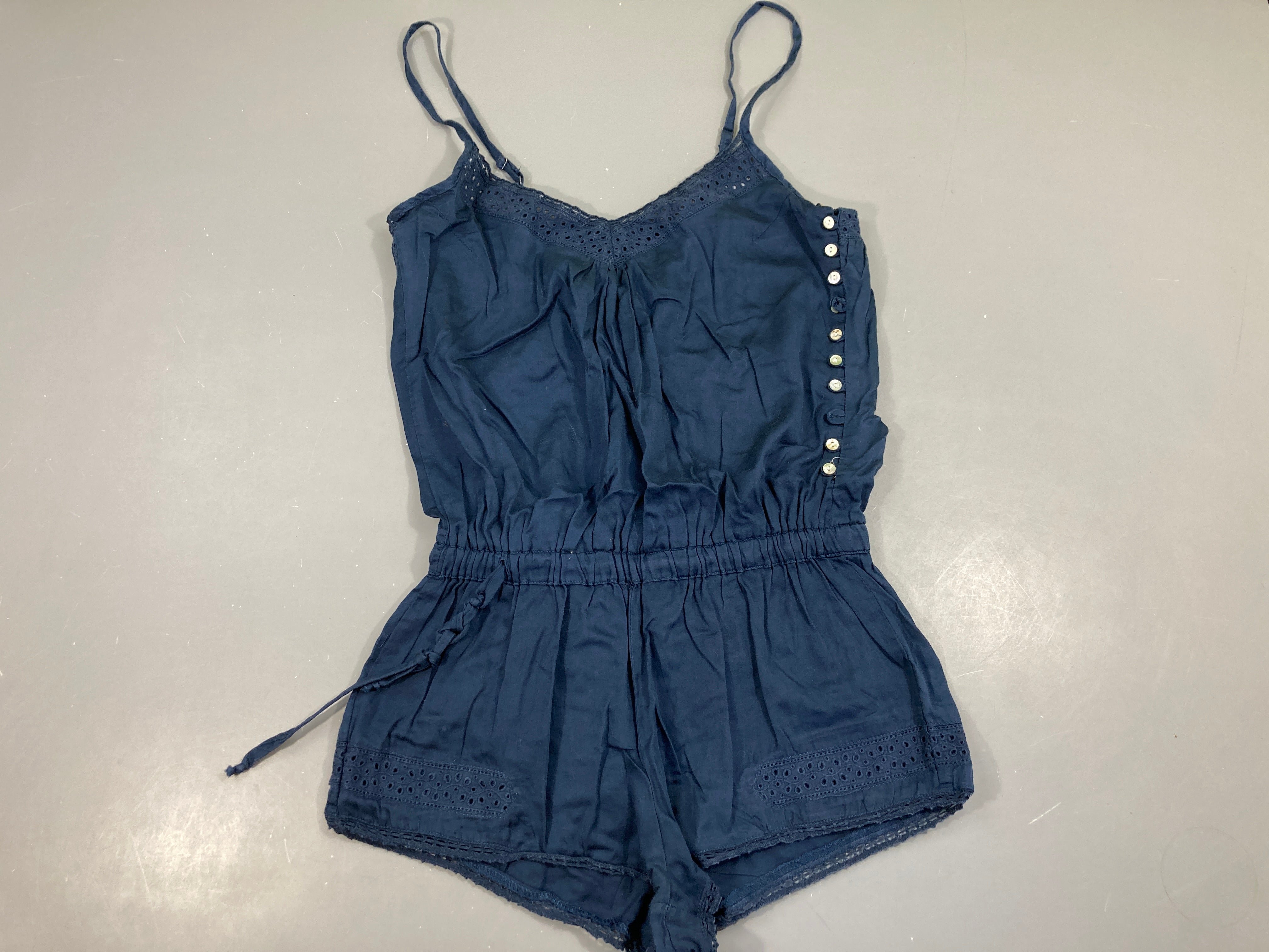 Nuisette combishort coton bleu, Women Secret