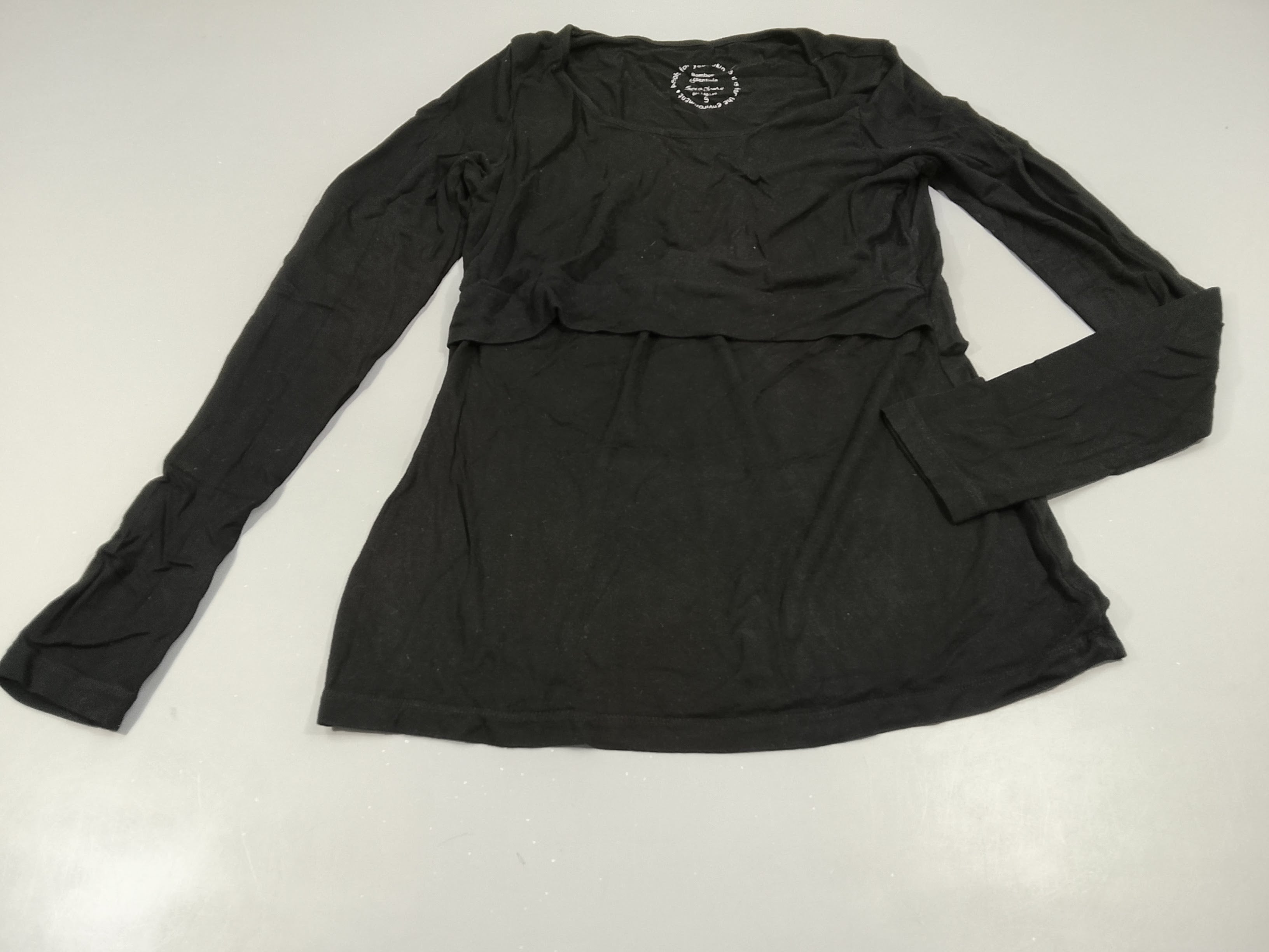 Blouse Séraphine ml d'allaitement noire