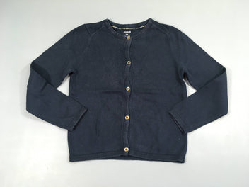 Gilet bleu marine, légèrement bouloché