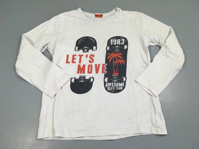 T-shirt m.l grisé skate, moins cher chez Petit Kiwi