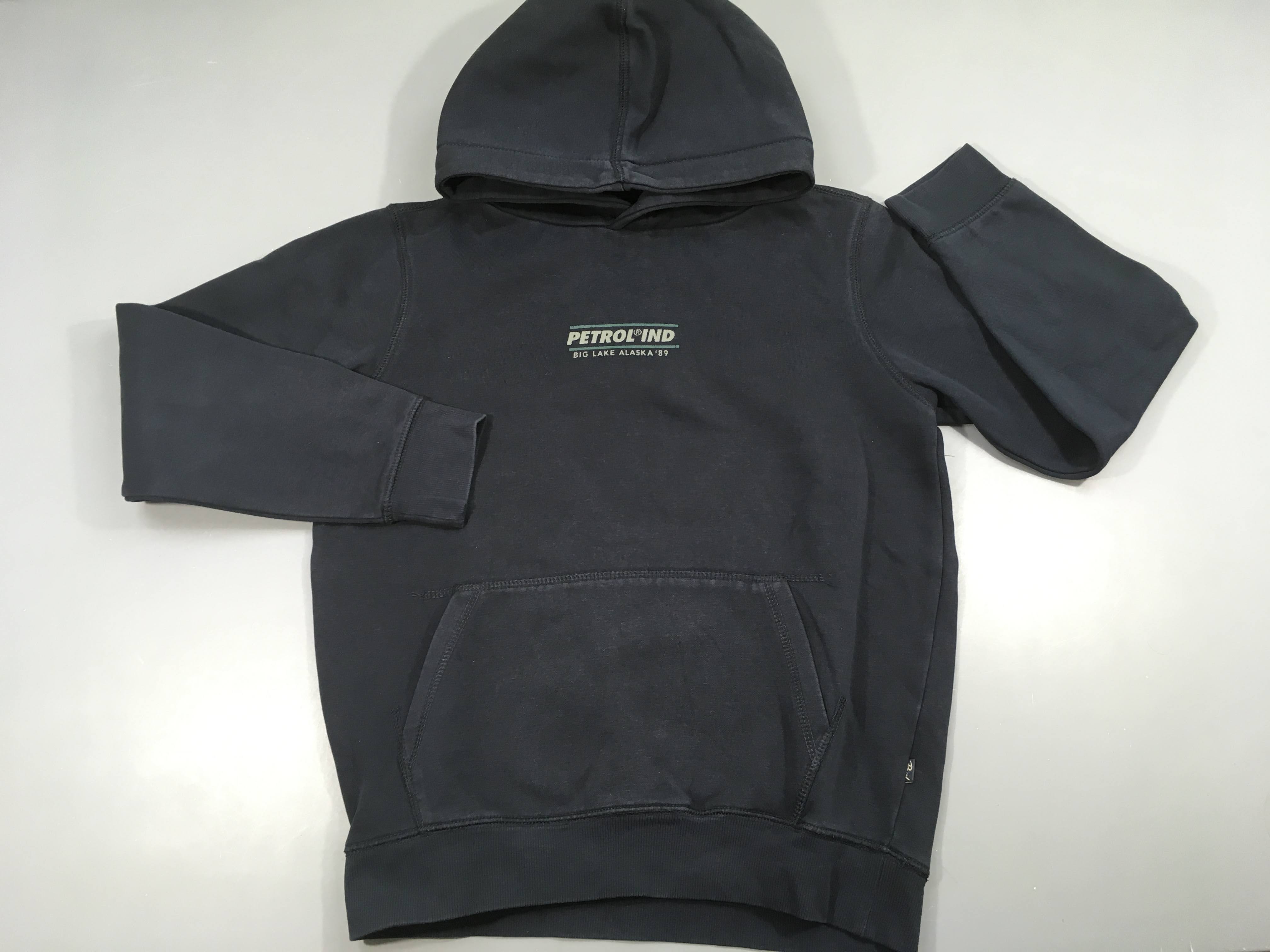 Sweat à capuche bleu foncé Petrol