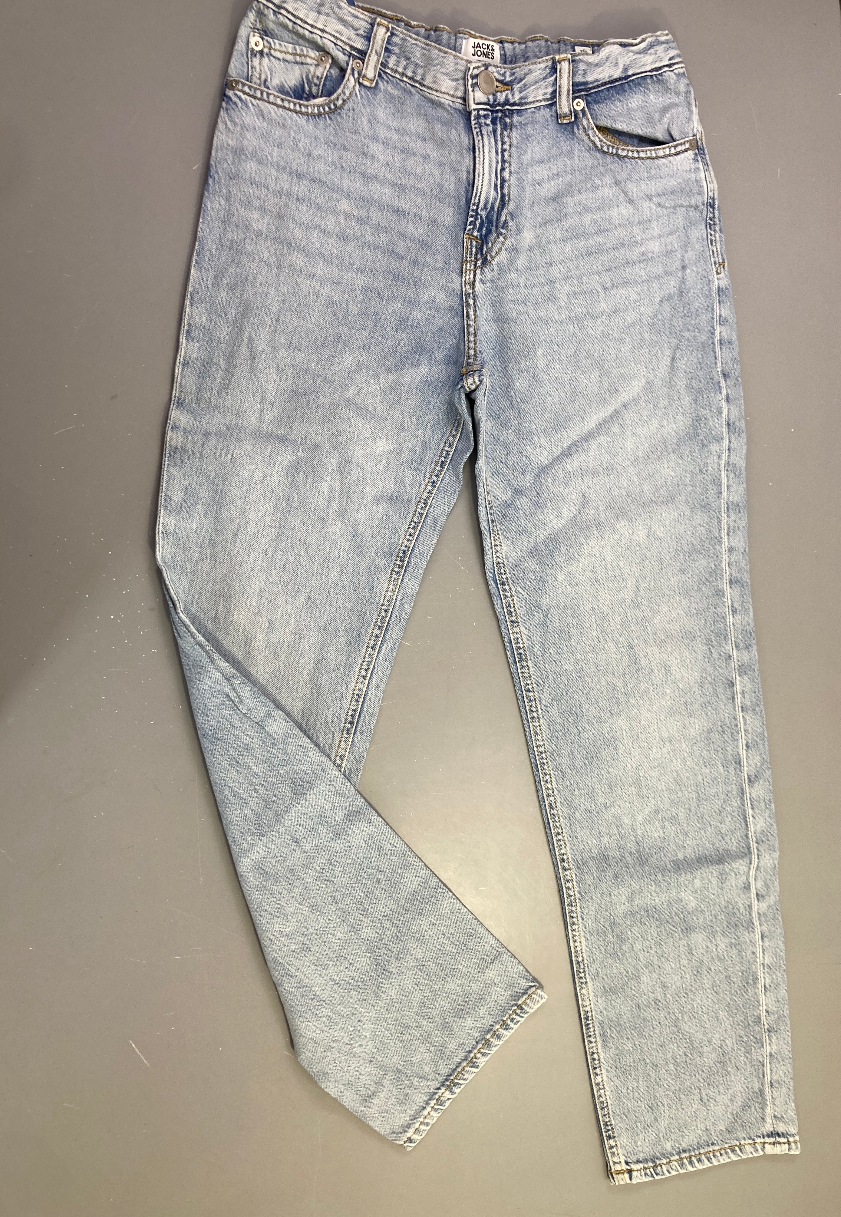 Pantalon jean bleu clair droit