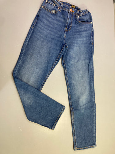 Pantalon jean bleu droit, moins cher chez Petit Kiwi