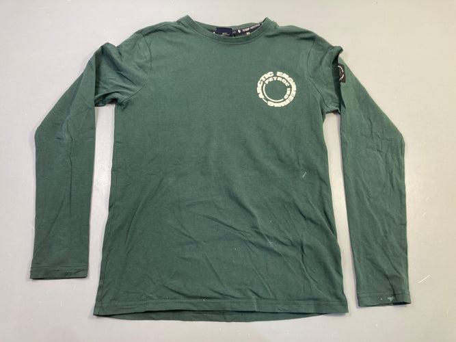 T-shirt m.l vert logo, moins cher chez Petit Kiwi