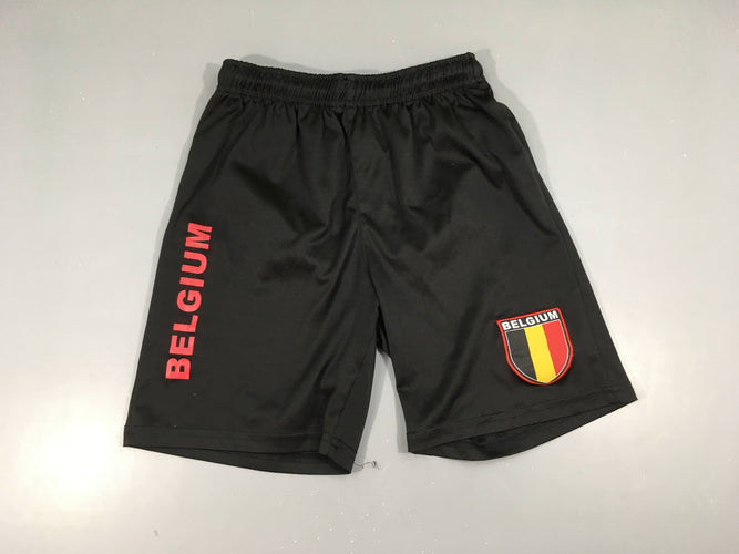 Short de sport noir Belgium, moins cher chez Petit Kiwi