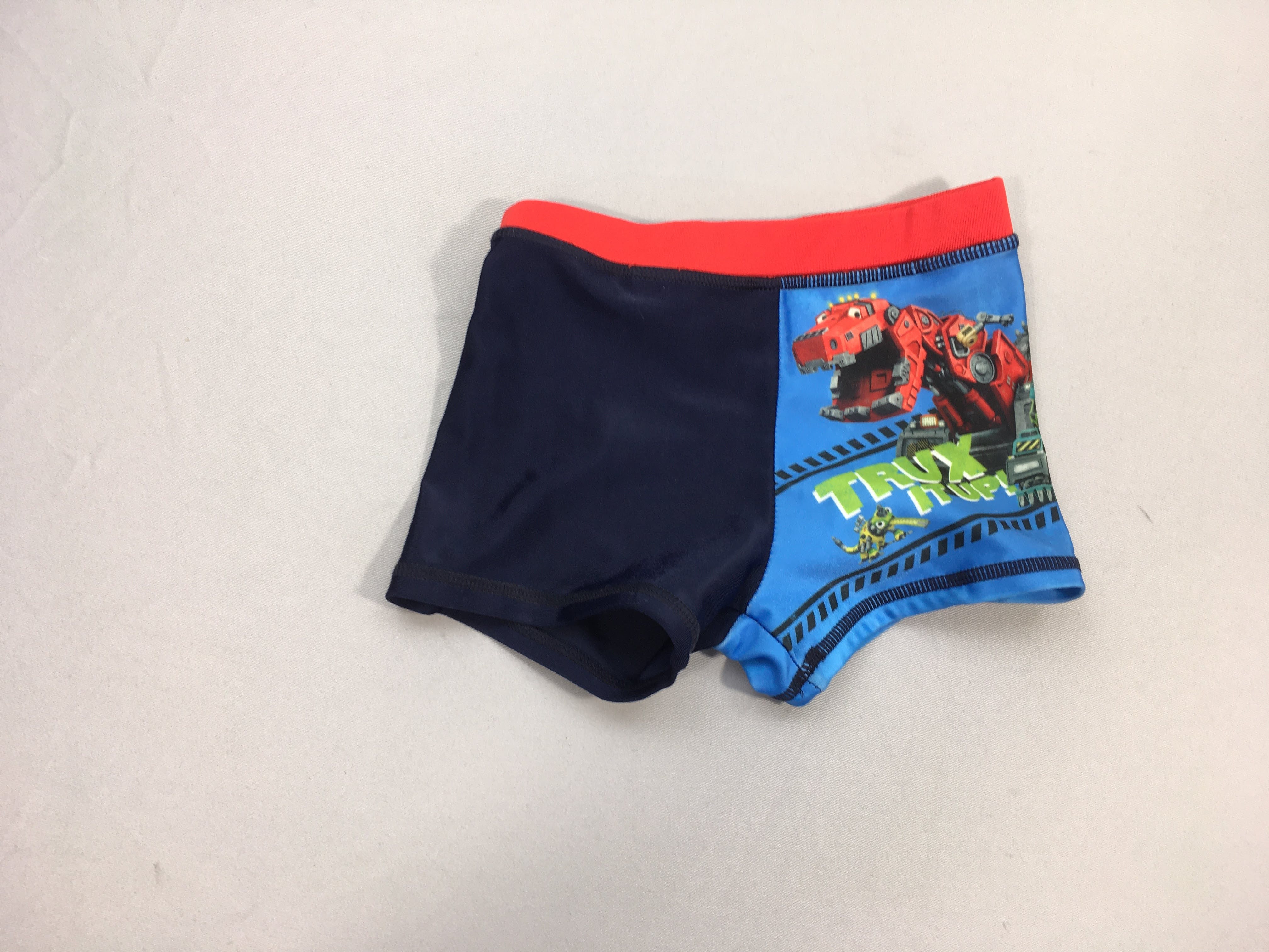 Maillot boxer bleu marine dino Trux
