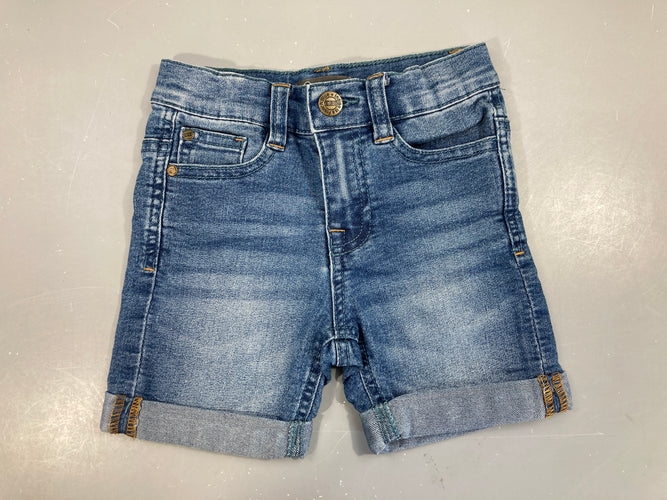 Bermuda denim à revers, moins cher chez Petit Kiwi
