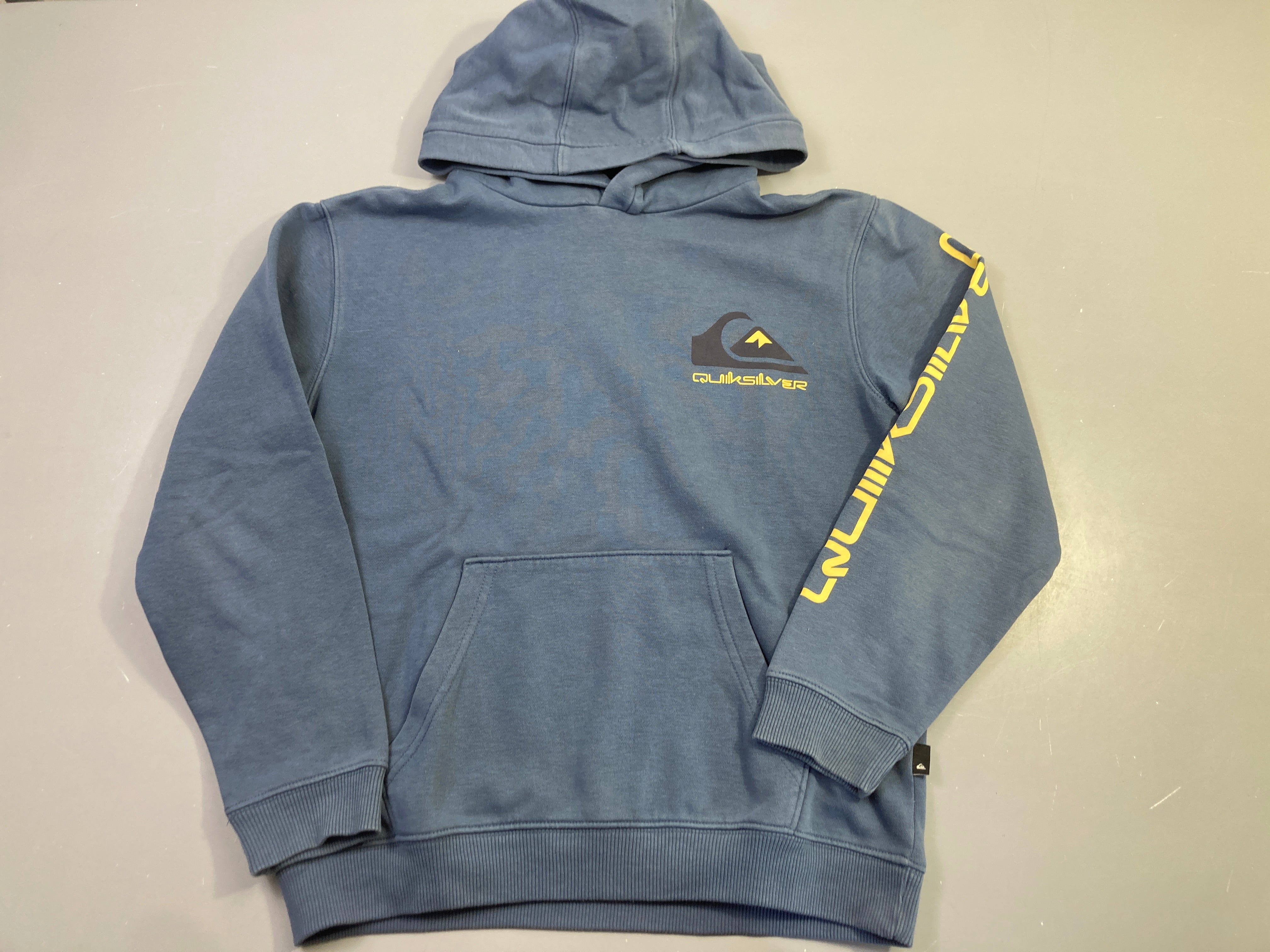 Sweat à capuche bleu Quiksilver Légèrement bouloché