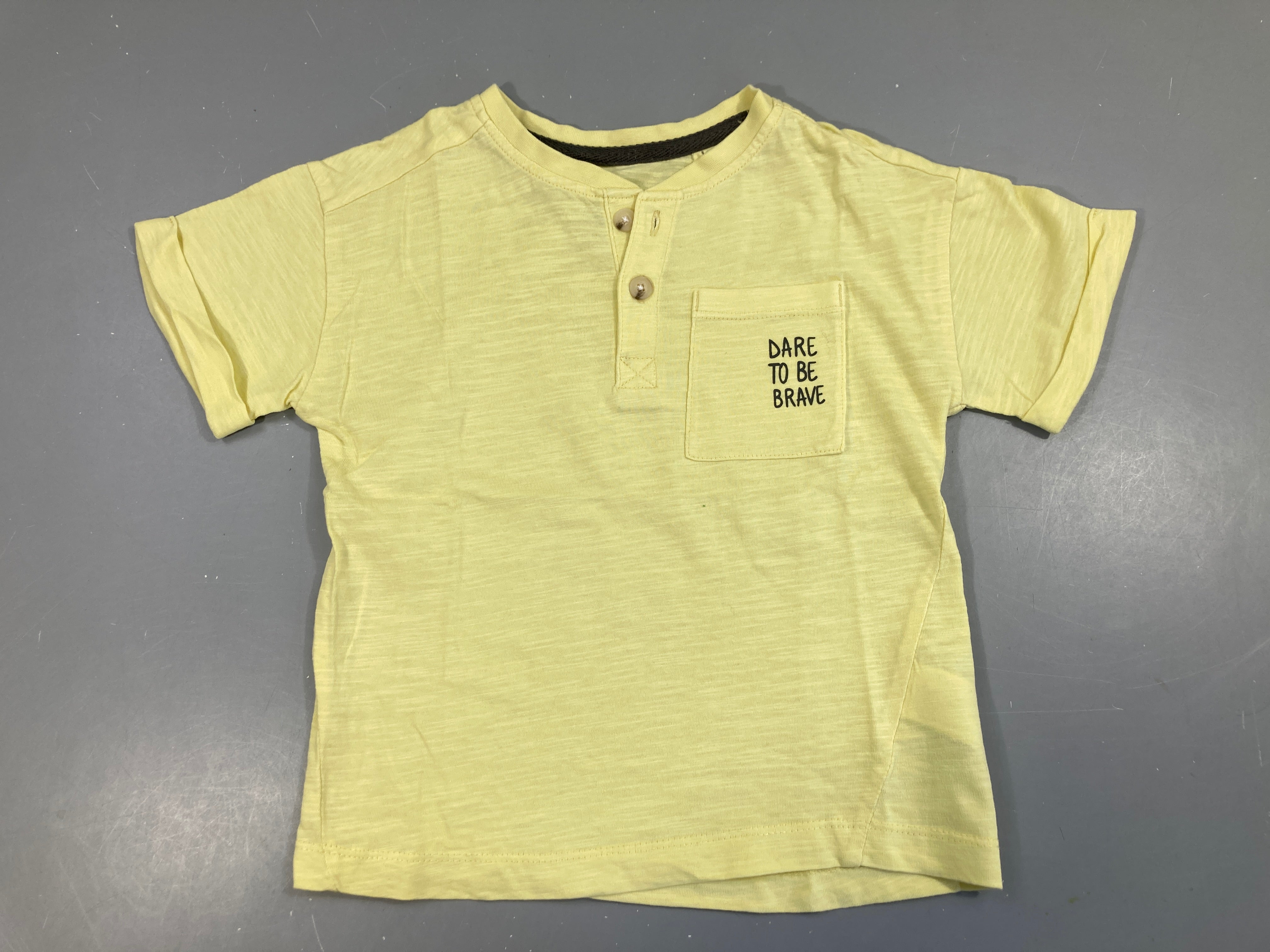 T-shirt m.c jaune flammé