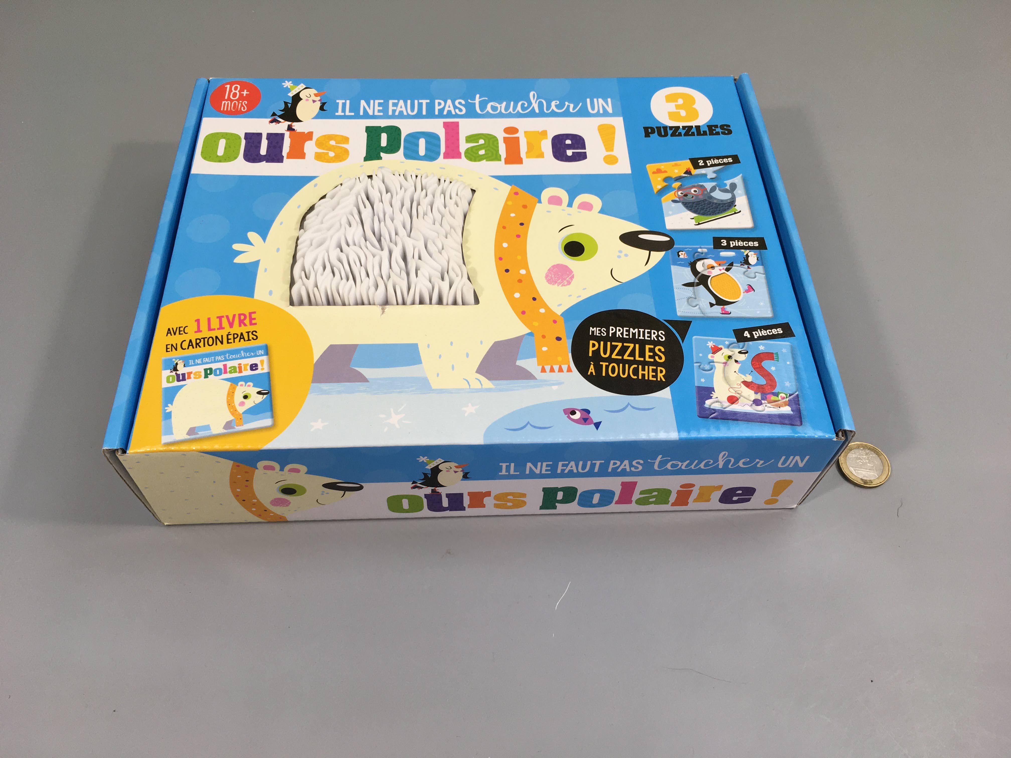 Mes premiers puzzles à toucher, ours polaire - complet