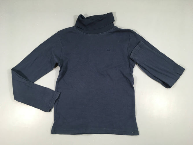 T-shirt m.l col roulé bleu foncé, moins cher chez Petit Kiwi