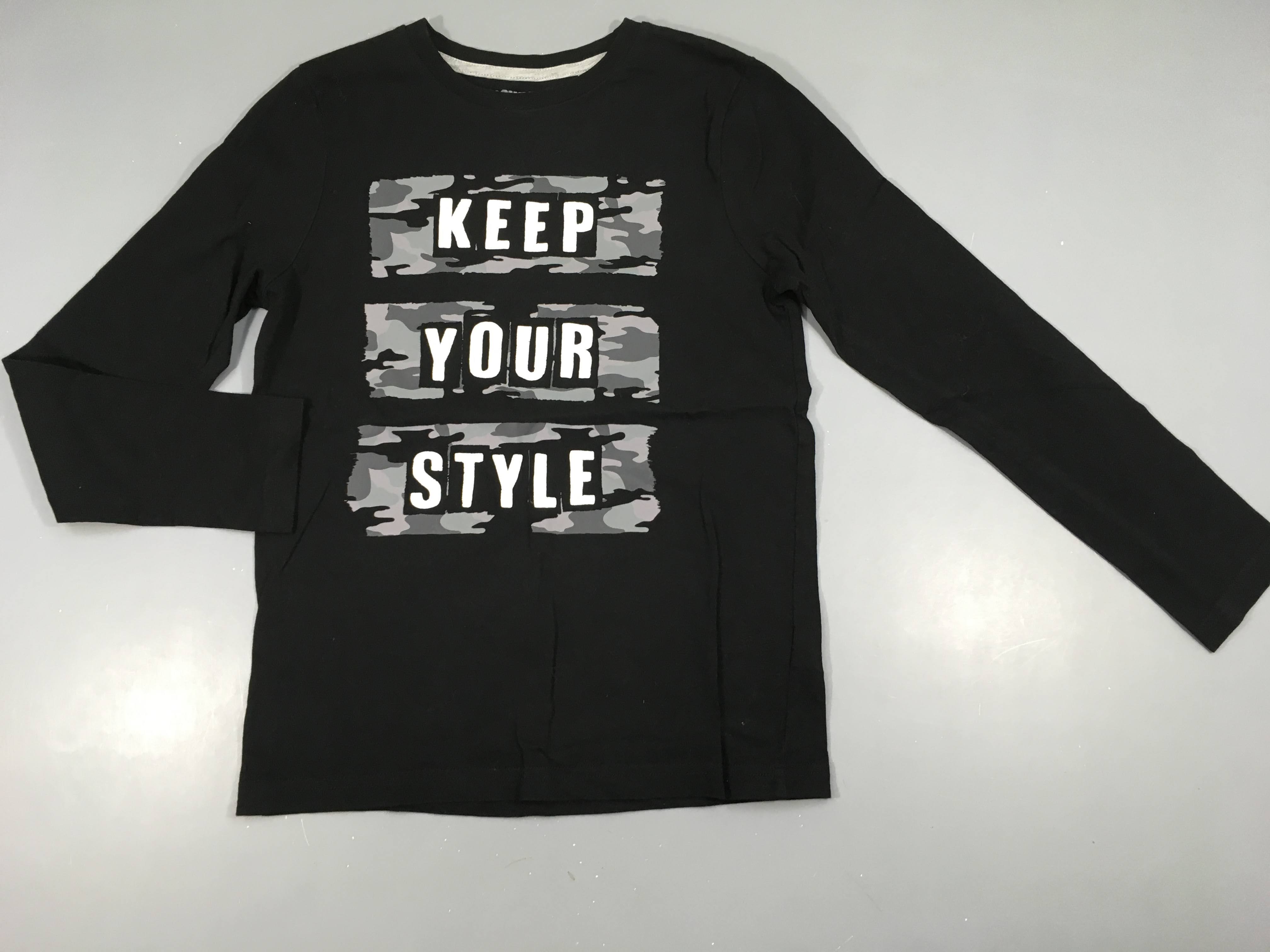 T-shirt m.l noir Keep your style