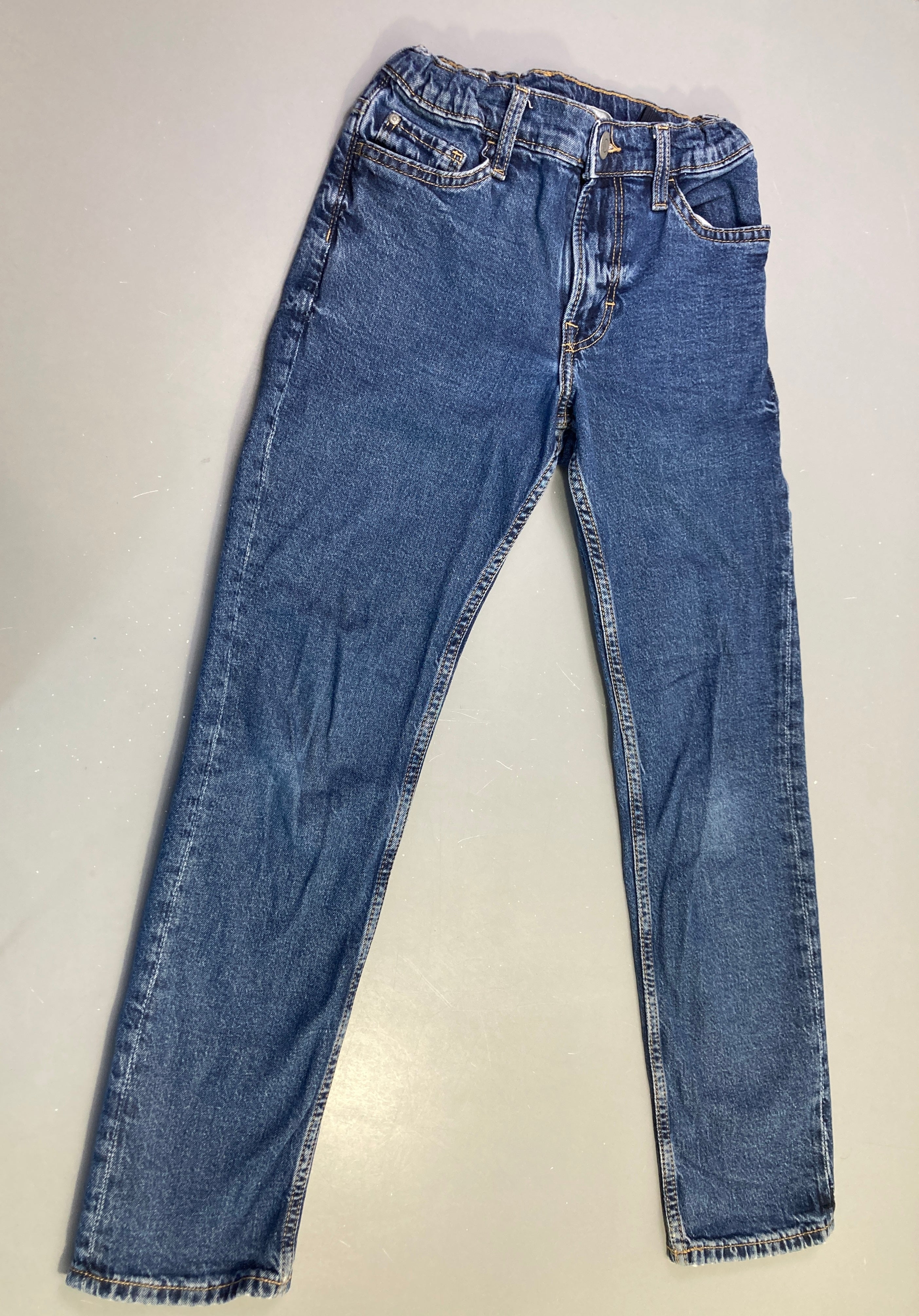 Jeans bleu droit