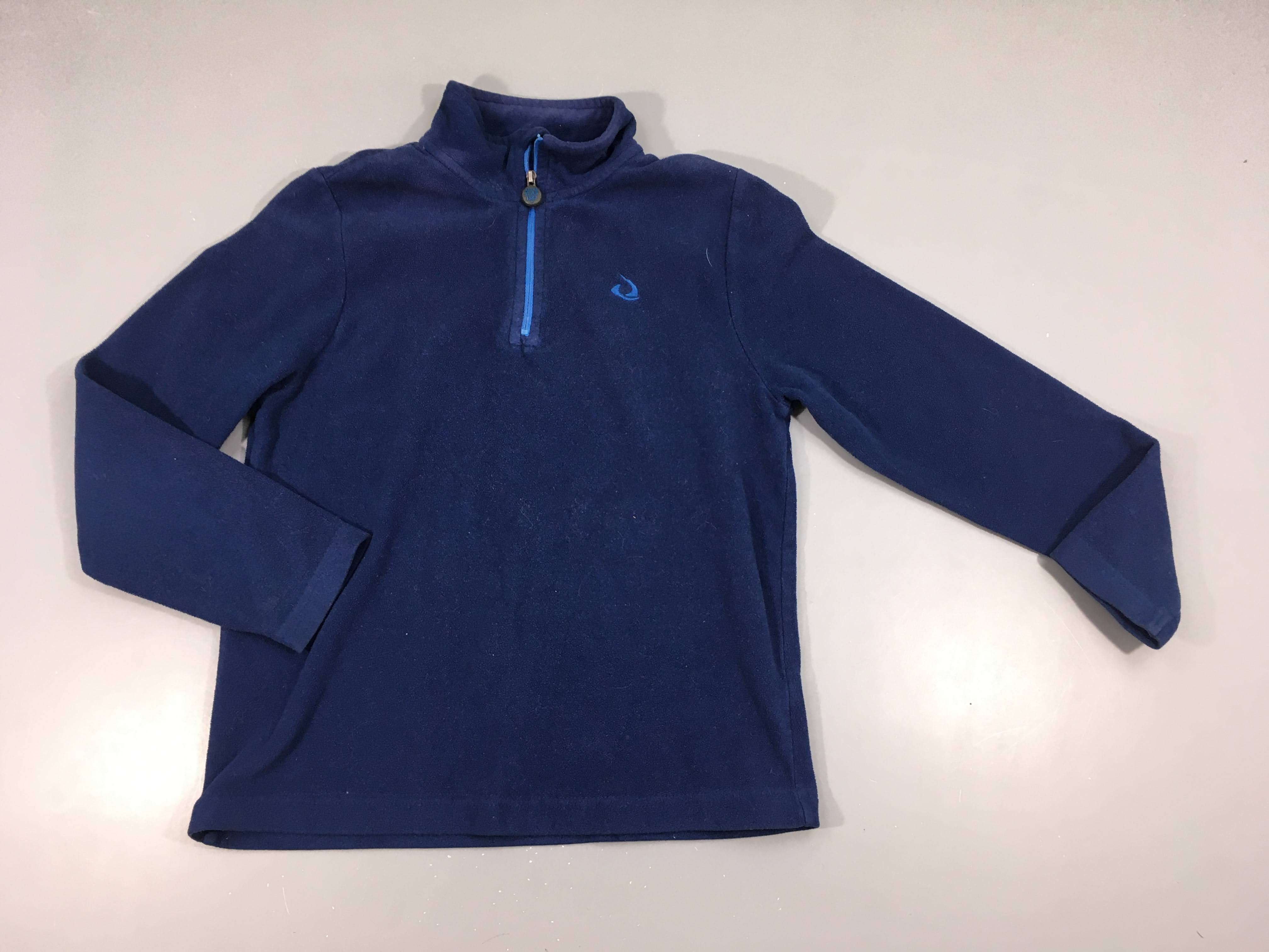 Polar bleu foncé col camionneur