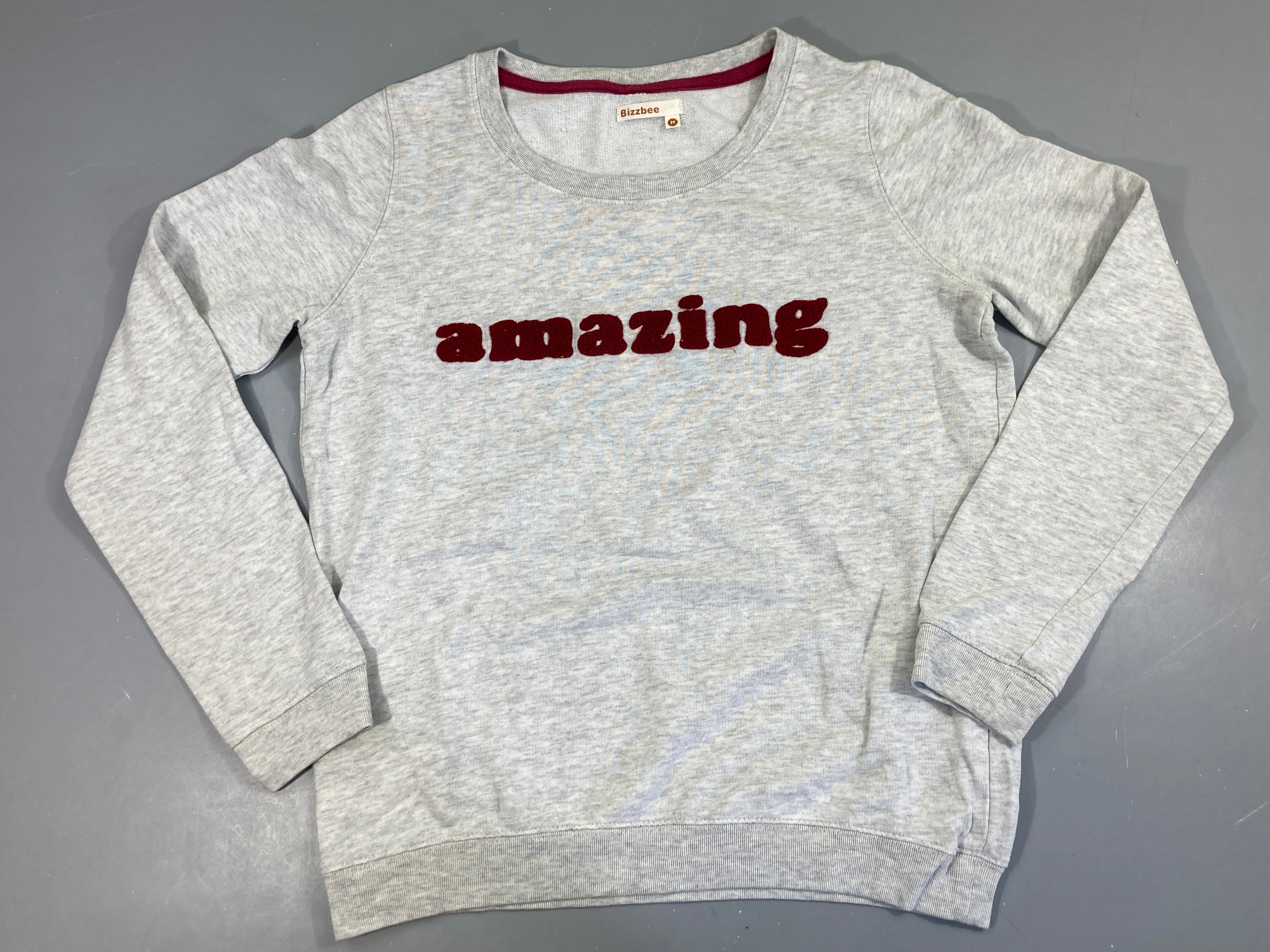 Sweat gris chiné amazing texturé