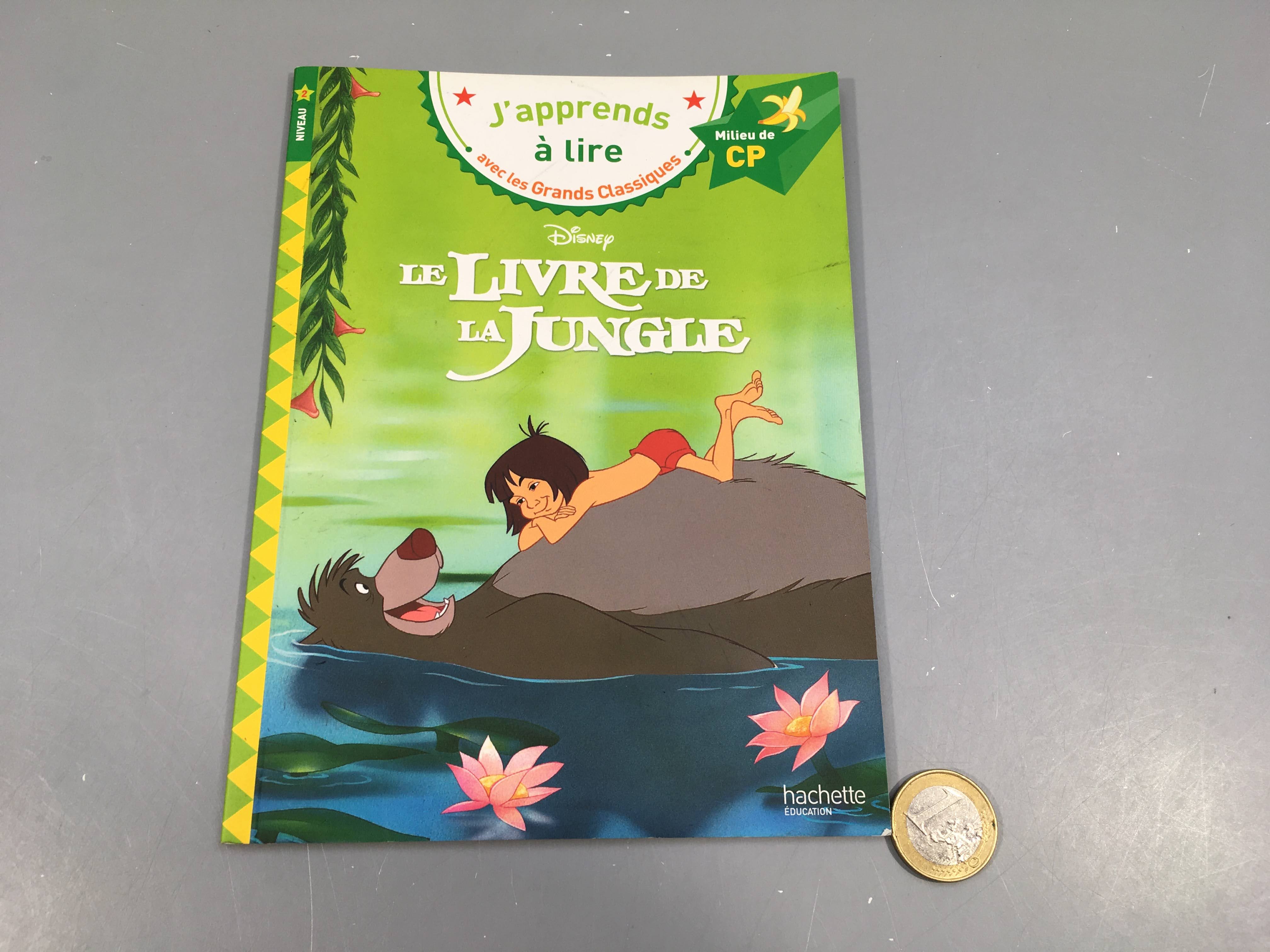Le livre de la jungle, J'aime lire, milieu de CP