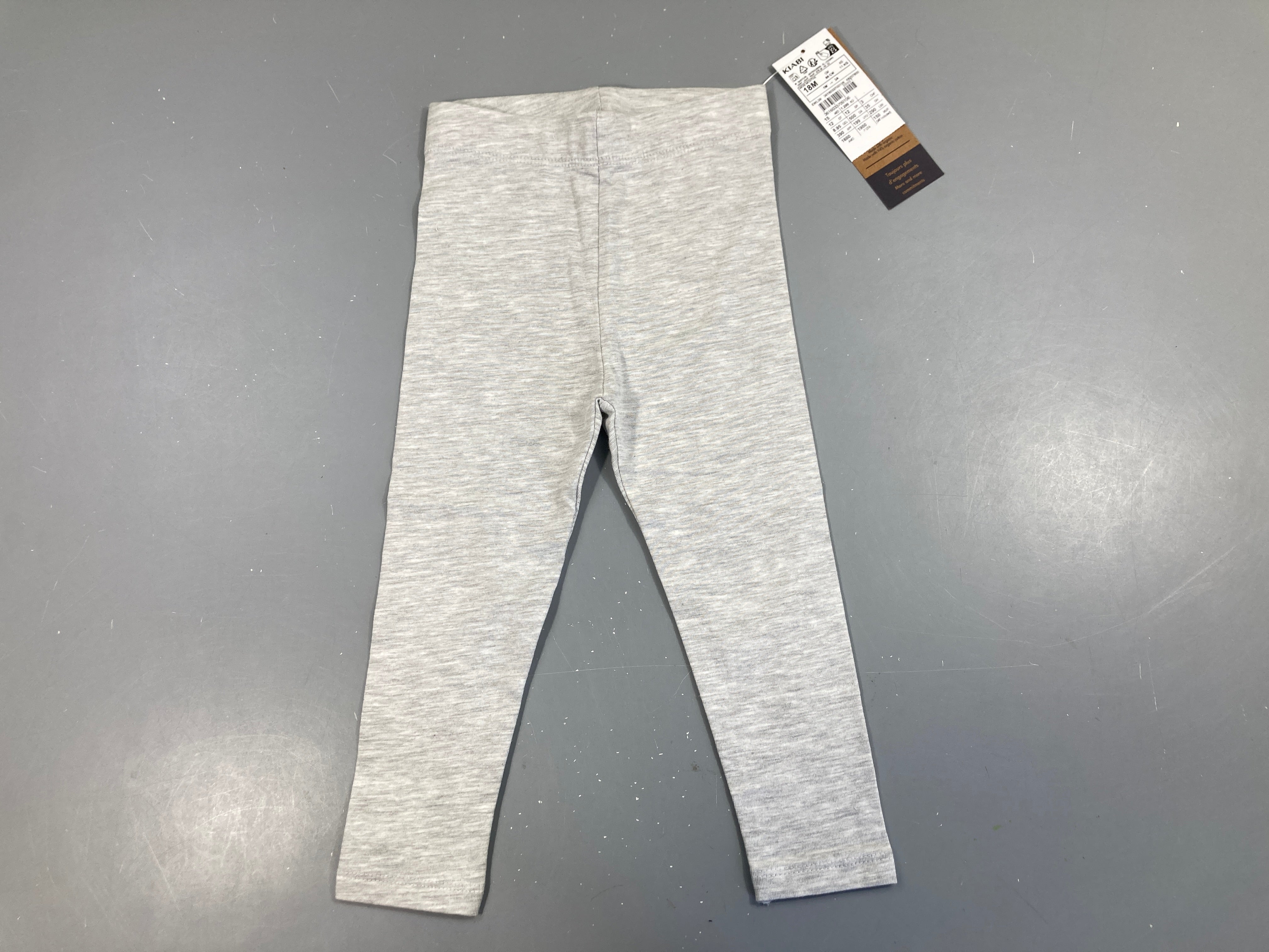 NEUF Legging gris chiné