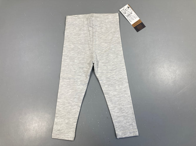 NEUF Legging gris chiné, moins cher chez Petit Kiwi