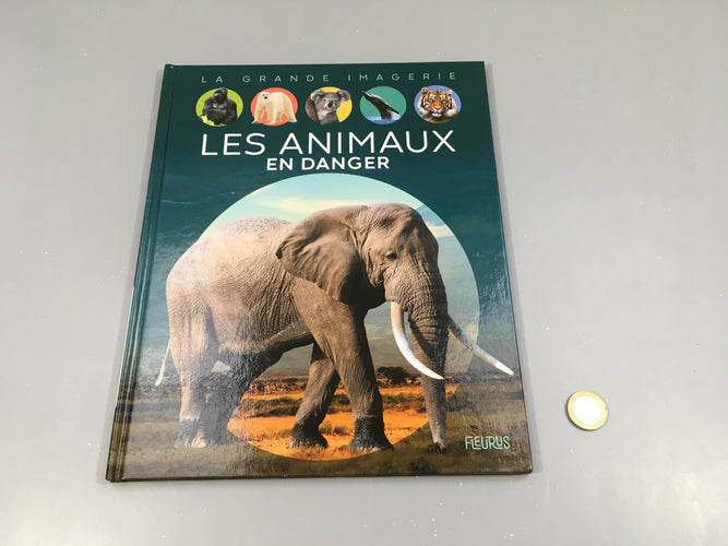 La grande imagerie les animaux en danger, Fleurus, moins cher chez Petit Kiwi