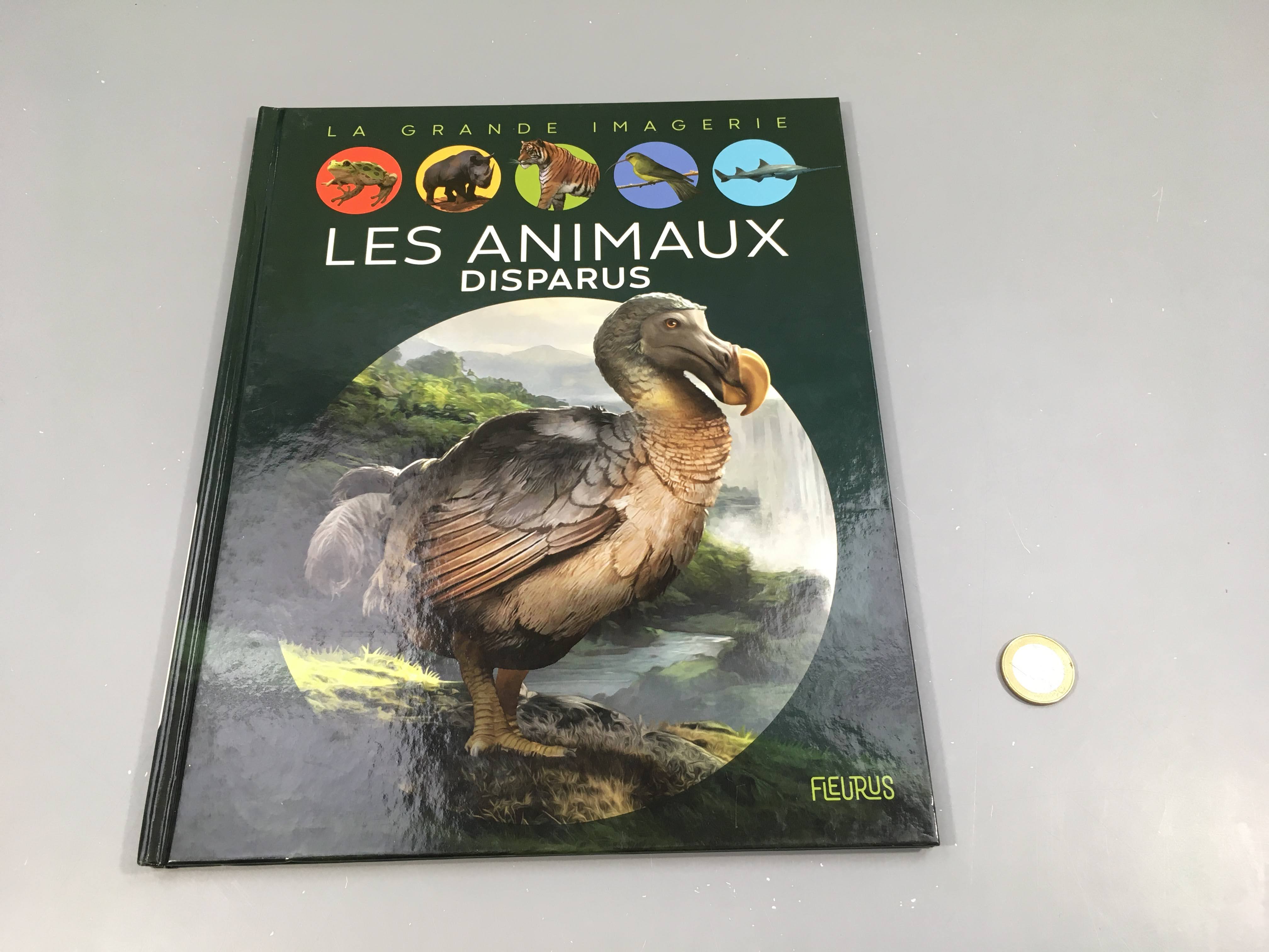 La grande imagerie les animaux disparus, Fleurus