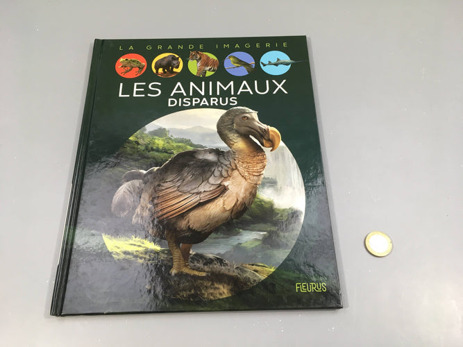 La grande imagerie les animaux disparus, Fleurus, moins cher chez Petit Kiwi