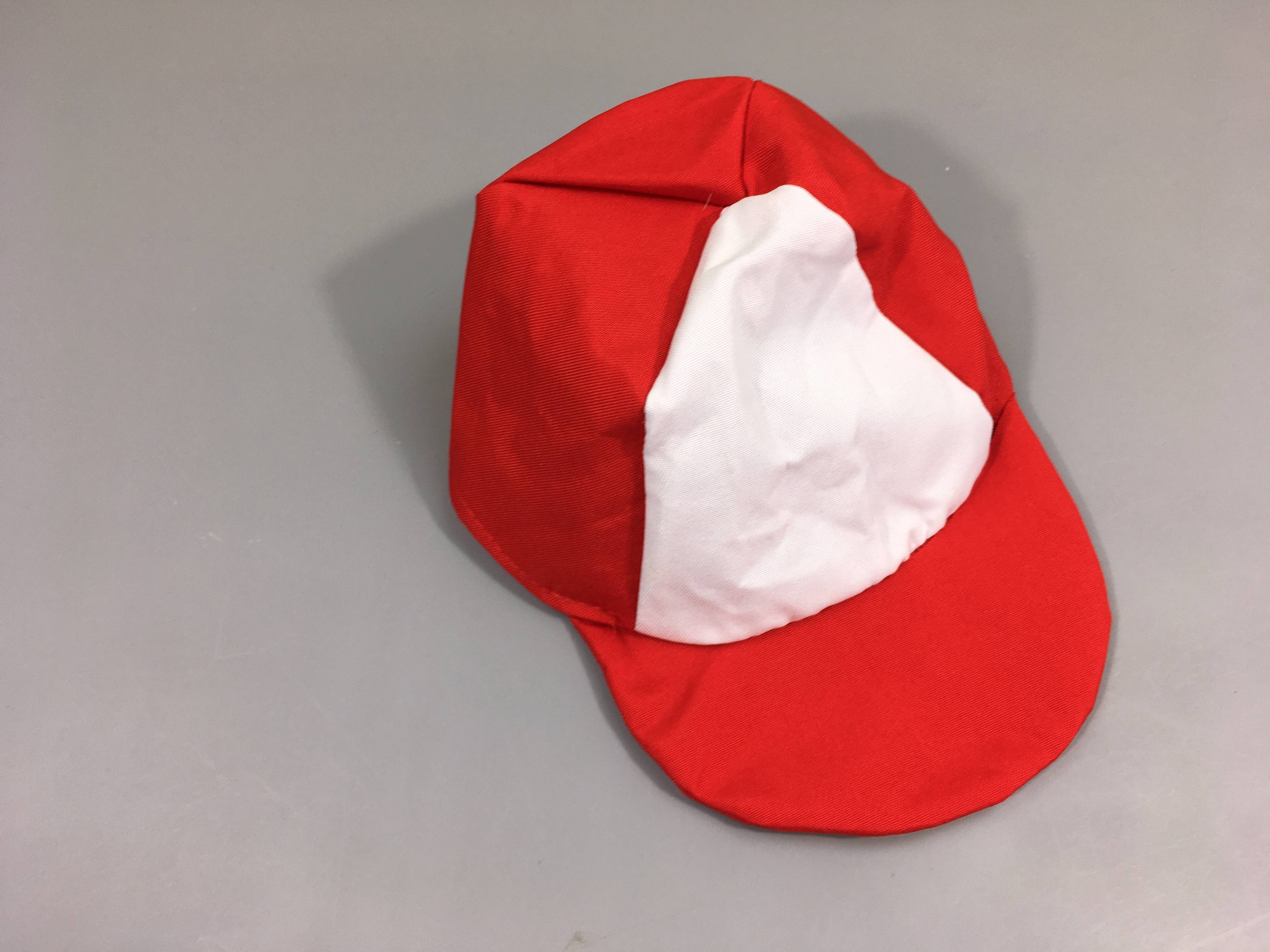 Casquette déguisement rouge/blanc