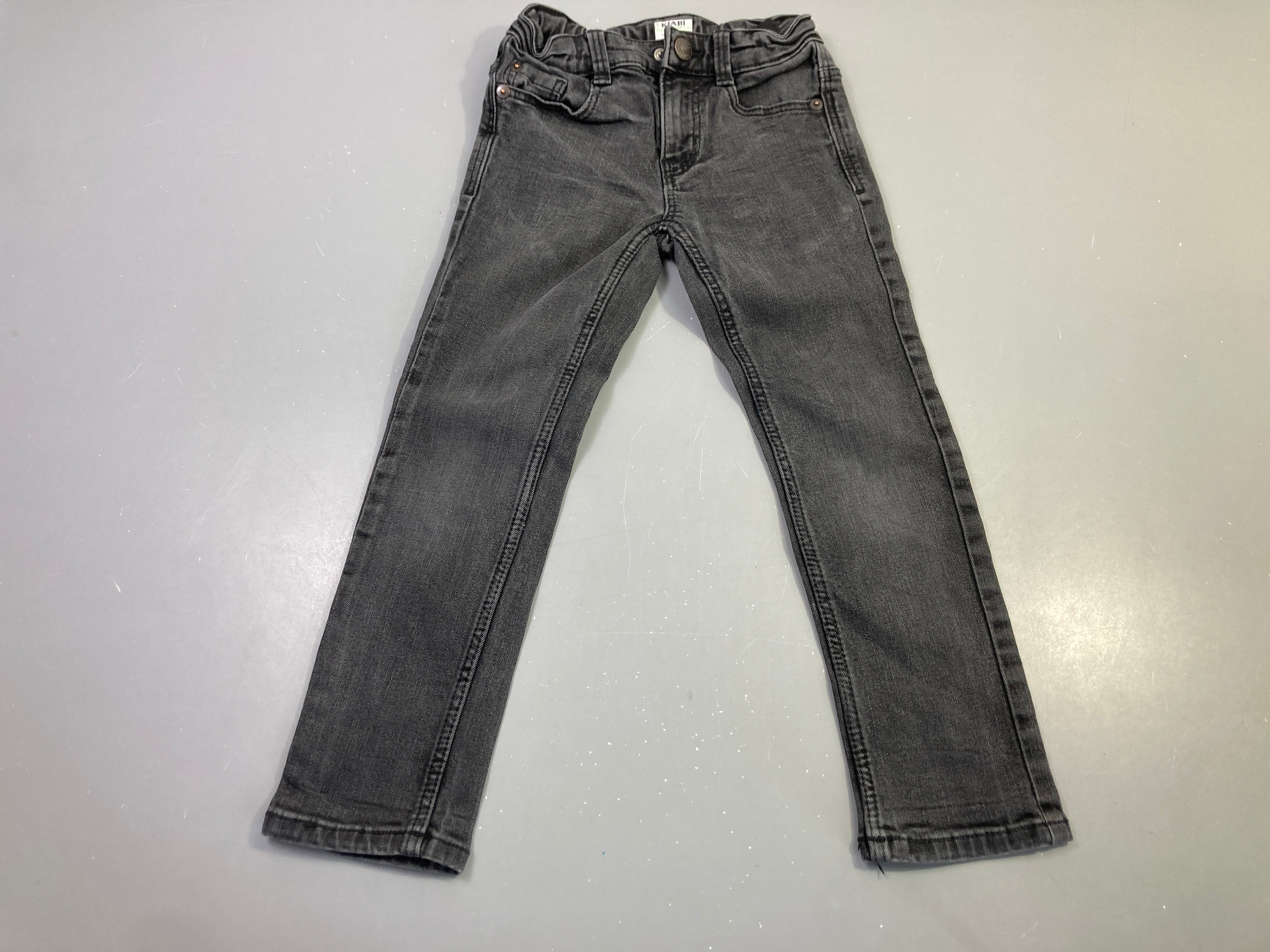 Pantalon jean gris droit