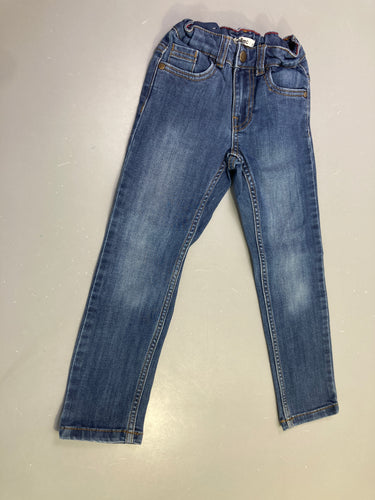 Pantalon jean bleu droit, moins cher chez Petit Kiwi