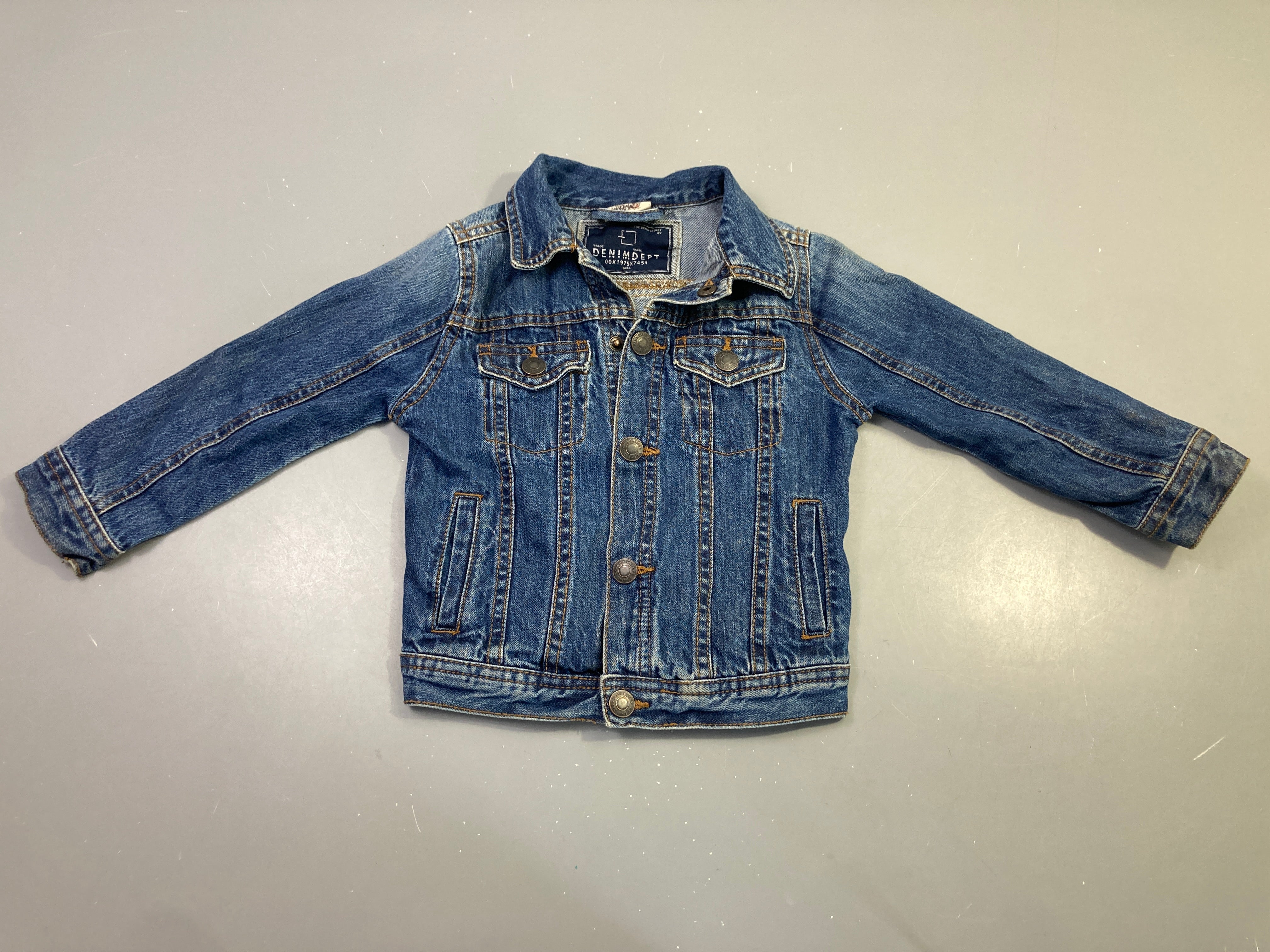 Veste jean bleu