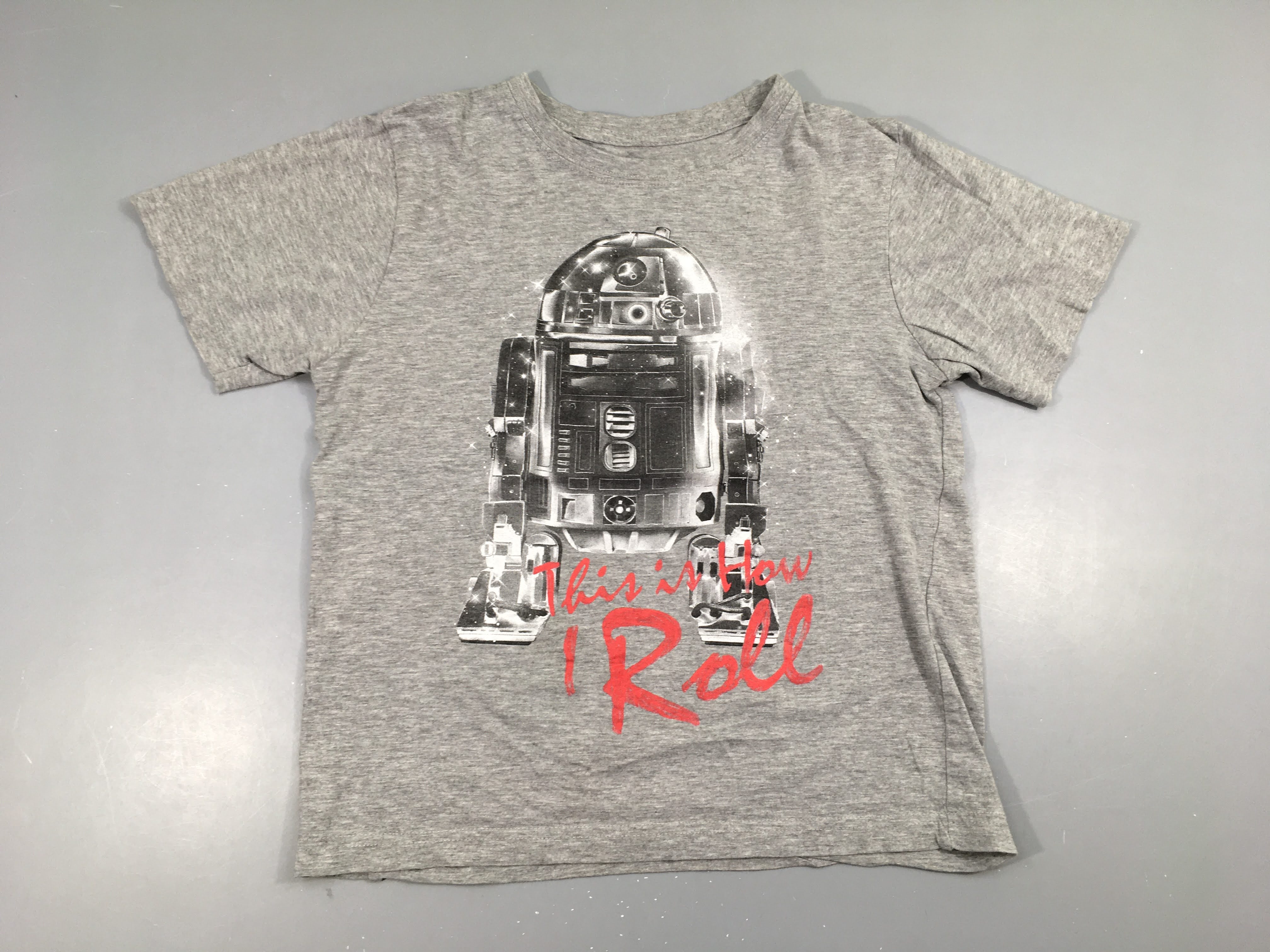 T-shirt m.c gris flammé Star Wars