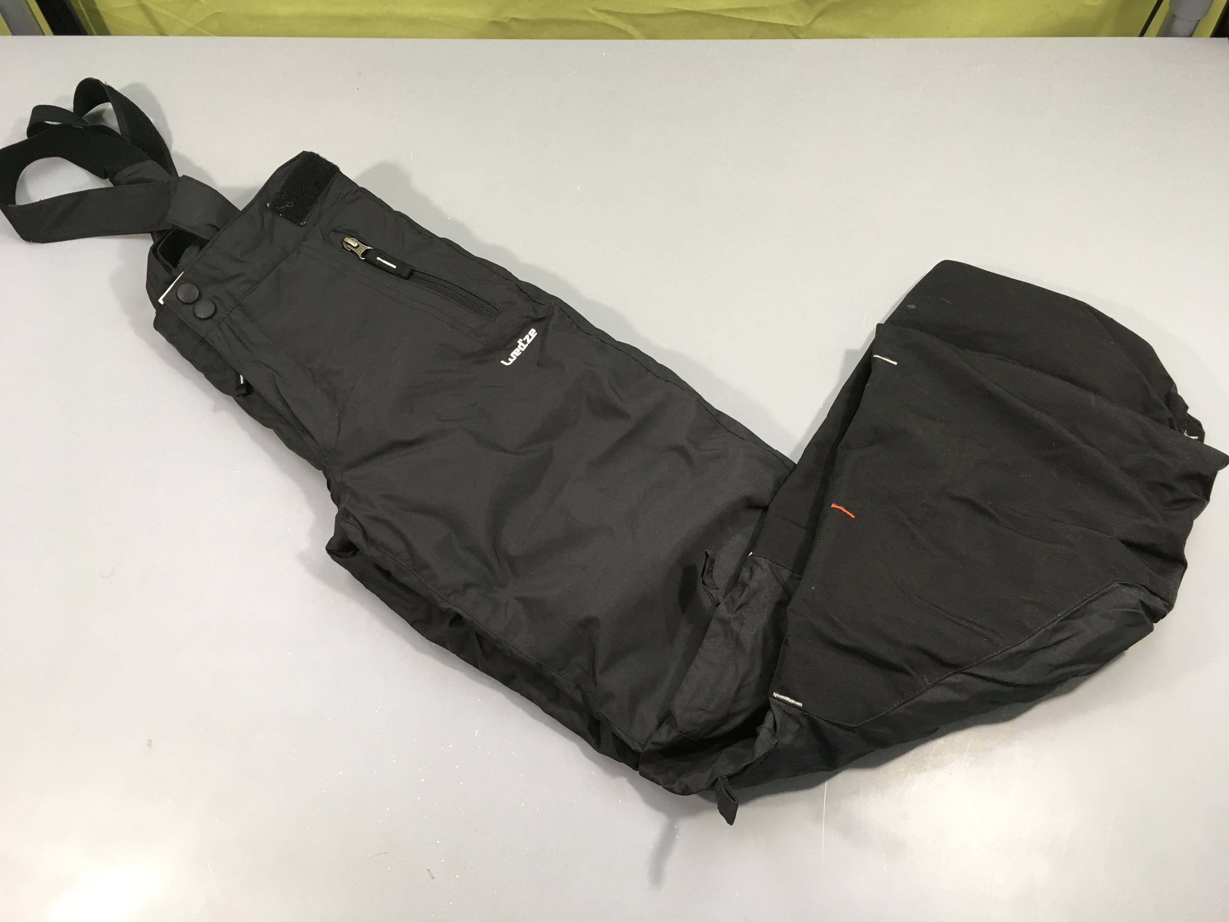 Pantalon de ski noir à bretelles 