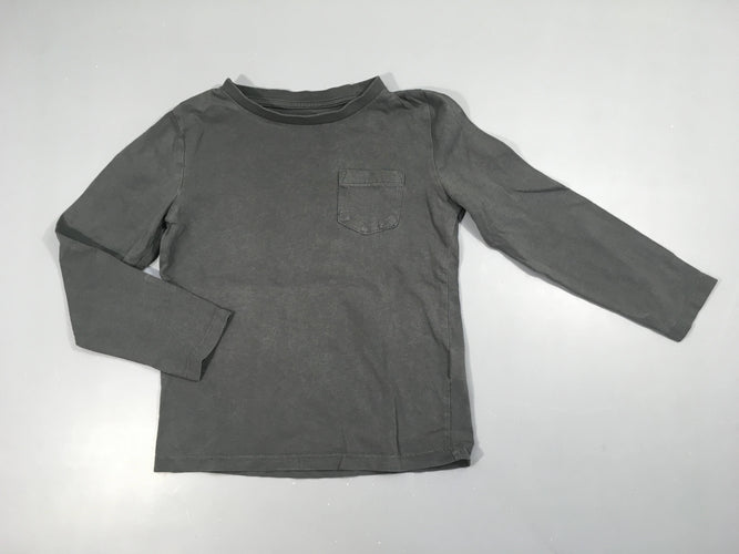 T-shirt m.l gris foncé poche, moins cher chez Petit Kiwi