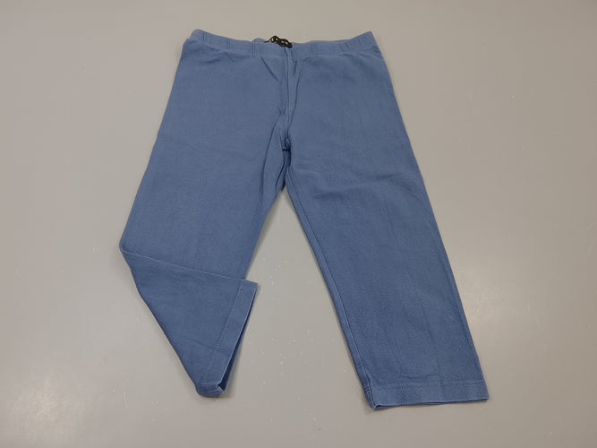 Legging 3/4 bleu, moins cher chez Petit Kiwi