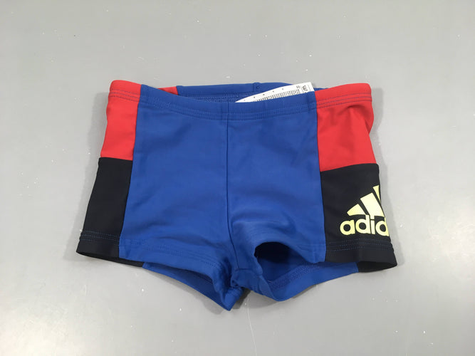 Maillot boxer bleu-noir rouge, moins cher chez Petit Kiwi