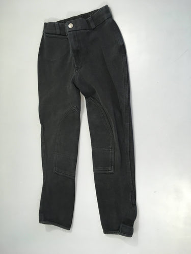 Pantalon d'équitation noir Fouganza Légèrement délavé, moins cher chez Petit Kiwi
