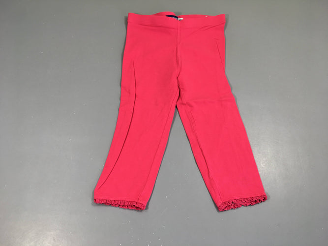 Legging 3/4 rose, moins cher chez Petit Kiwi