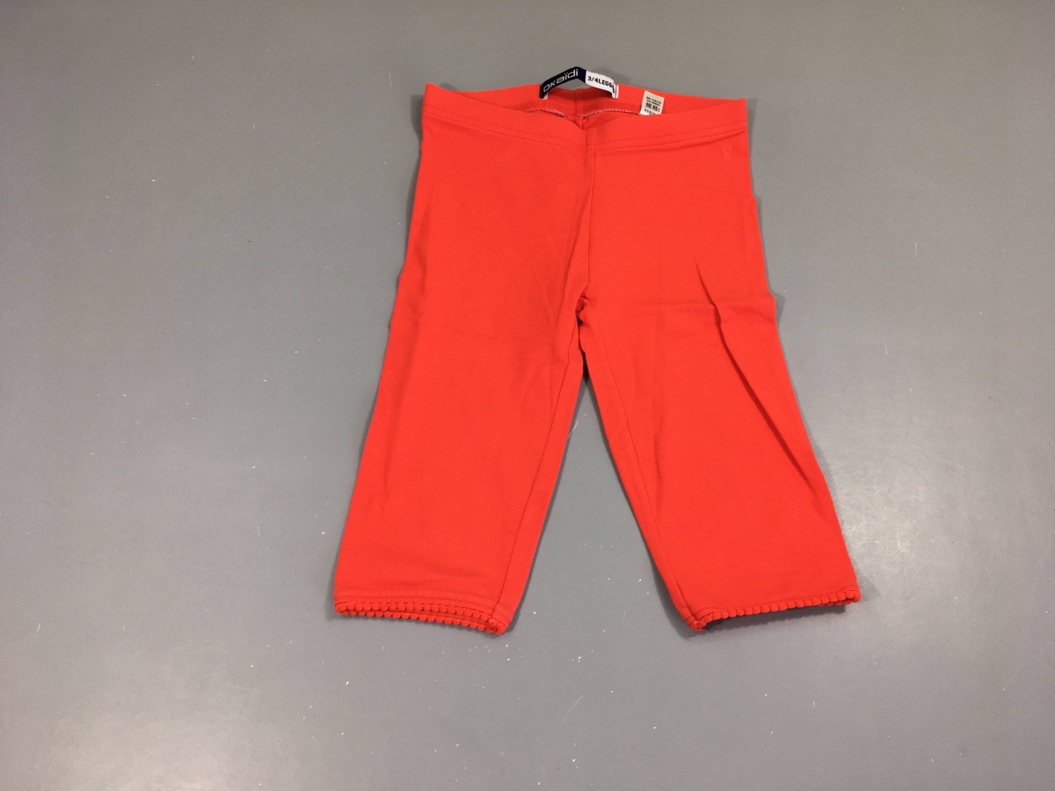Legging 3/4 orangé