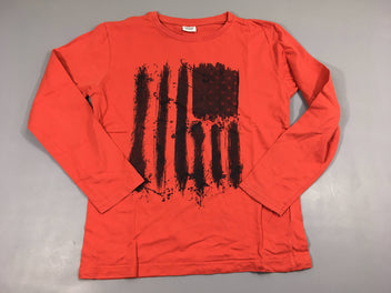 T-shirt m.l orange drapeau