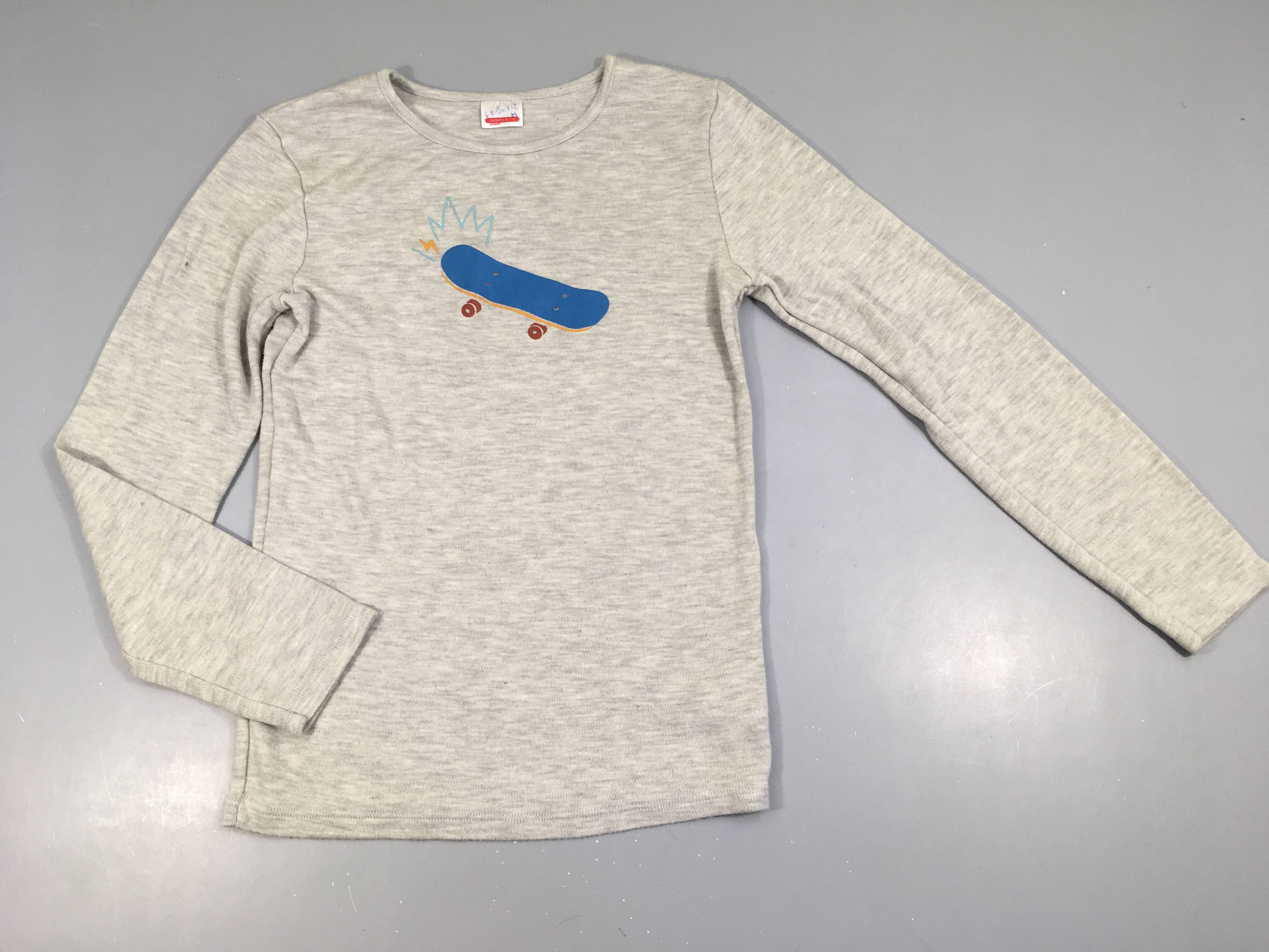 T-shirt m.l thermolactyl gris skate