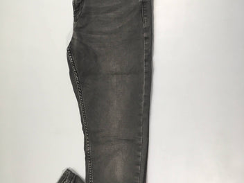 Pantalon denim gris foncé Skinny