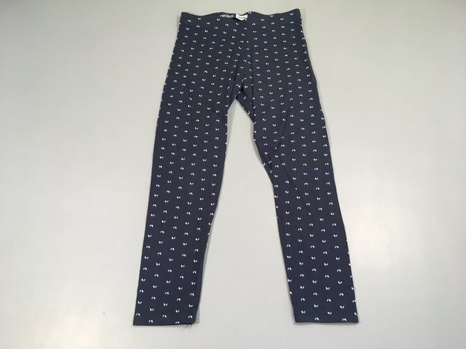 Legging bleu foncé ailes, moins cher chez Petit Kiwi