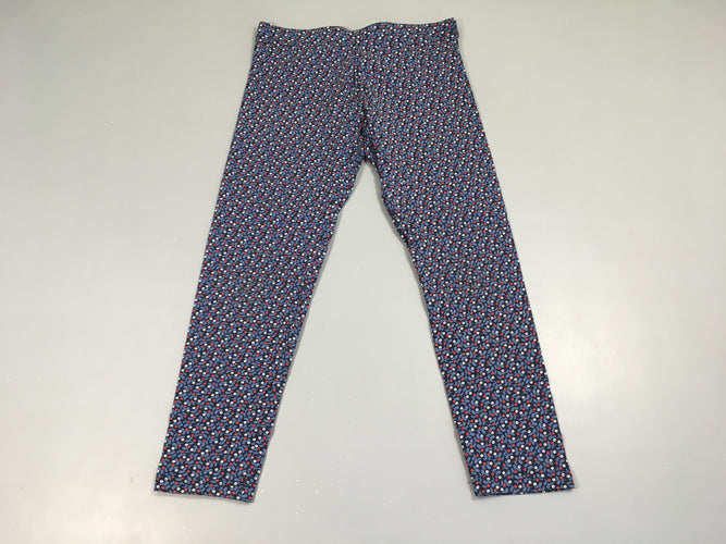 Legging bleumotifs feuillage baies crème, moins cher chez Petit Kiwi